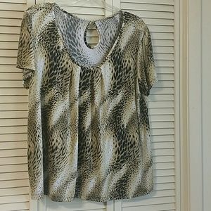 Animal Print Blouse